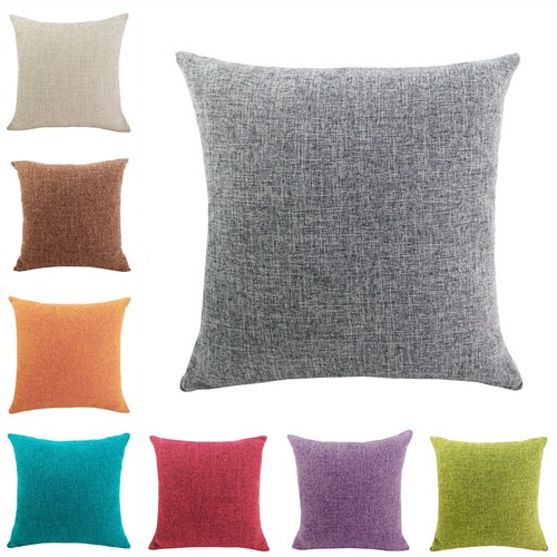 Linen large cushion cover - uk,