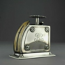 Rare Antique Tiffany Solid Sterling Silver Postal Weighing Scales. Circa. 1900.