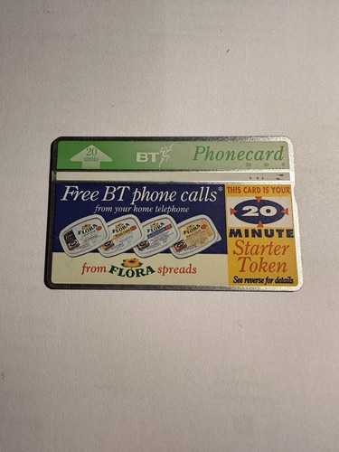 Phonecard retro rare 20 - bt,