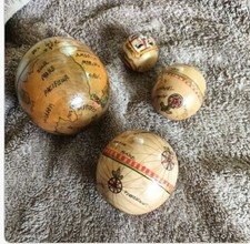World Globe nesting set of 4