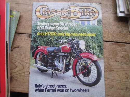 Classic bike march - classic, rudge-