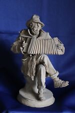Scultura terracotta Salvatore Scuto Musico Caltagirone Ceramica XX Secolo 