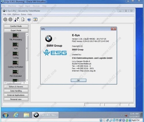 Sys software for bmw - 3.30.01,