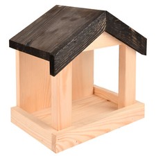 Wooden Bird Feeder Fence Wall Feeding Table Station FSC Certified Wood 23cm