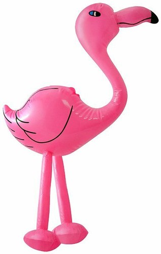 Inflatable pink flamingo - inflatable,