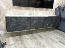 IKEA Floating Tv Unit with Shelves White