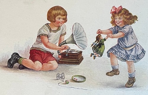 Children dancing doll - on, sound
