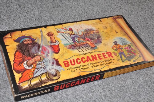 Buccaneer board game - board,