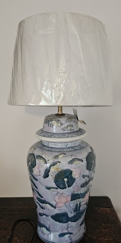 Ceramic table lamp - table, chinese