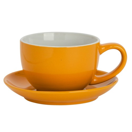 Coloured cappuccino cup - cappuccino,