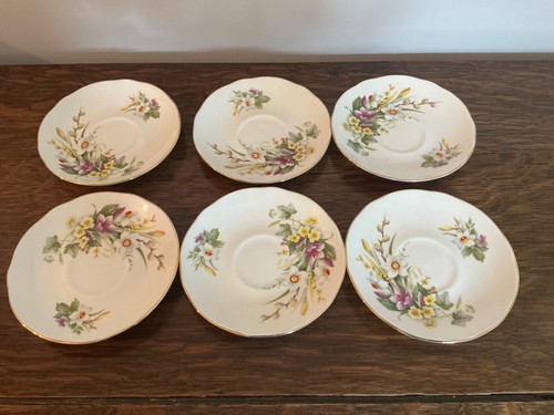 Duchess bone china saucers - x, 6