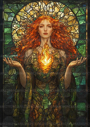 Brigid celtic goddess wall - brigid,
