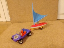 Corgi Whizzwheels GP Beach Buggy And Sailboat With Trailer