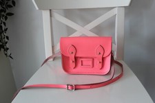 The Cambridge Satchel Company Leather The Tiny Satchel in Neon Pink