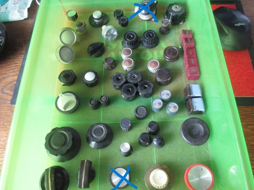 Vintage knobs for record - vintage,