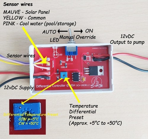 Differential solar water - differential,