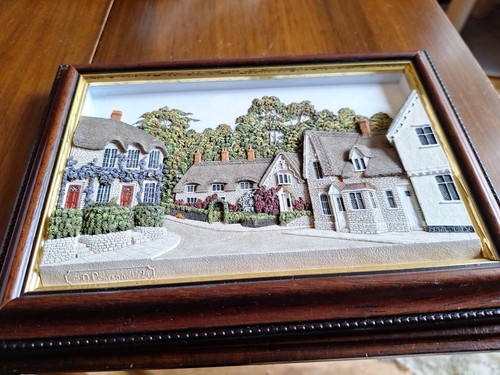 Friar crafts village scene - friar, 3d