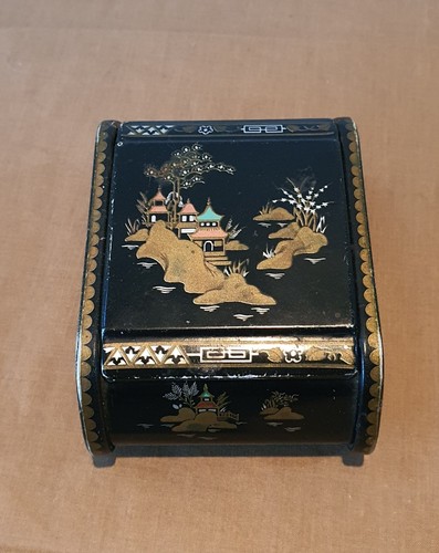 Vintage 1950s oriental black - vintage,