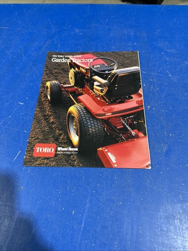 1991 toro wheel horse garden - toro,