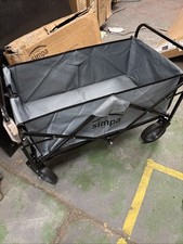 Multi-Purpose Large Capacity Collapsible Folding Trolley Utility, Damaged Clip