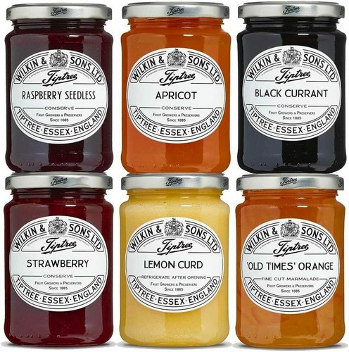 Tiptree jam curd - -jam, &