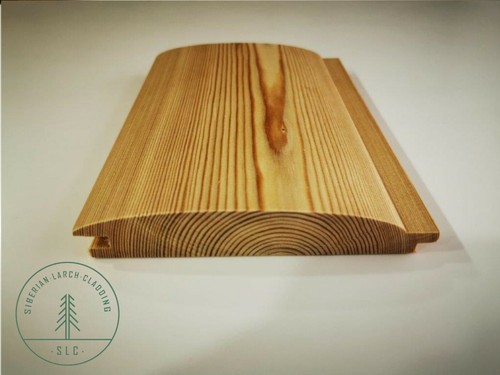 Siberian larch cladding loglap - siberian,