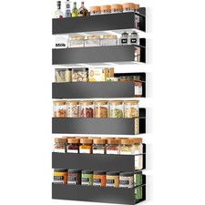 Magnetic Spice Rack Organizer for Fridge Seasoning Organizer for Kitchen stor...