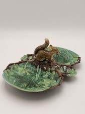 GEORGE JONES MAJOLICA SQUIRREL