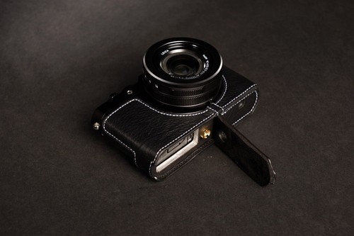 Real leather half - real, camera
