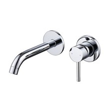 Chrome Wall Mounted Basin Mixer Tap - Arissa ARICH004