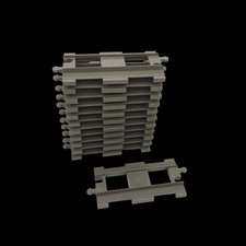 LEGO ® DUPLO RAILWAY TRACKS 12 TRAIN DARK GREY straight SHORT STRAIGHT TRACK TO