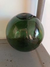 Vintage Green Glass Fishing