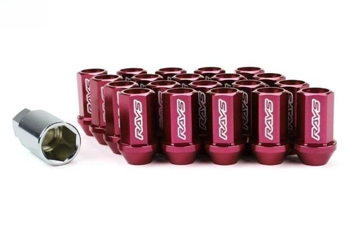 Rays lug nuts red dura - lug,