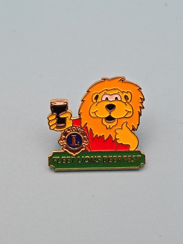 Pin badge lions club - badge,