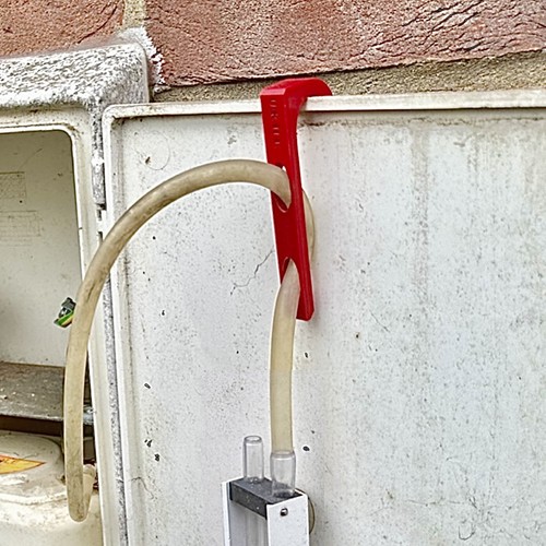 Manometer hook hose holder - manometer,