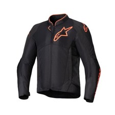 ALPINESTARS GIACCA VIPER  AIR V4 JACKET BLACK  RED FLUO TG L
