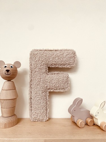 Bouclé wall letters for - bouclé,