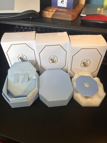 Swarovski blue empty box - empty,