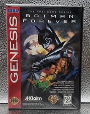 Batman Forever Sega Genesis W/Manual 16 Bit Retro NTSC 1995 #1121