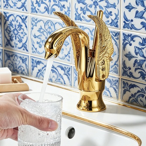 Swan bathroom sink - sink, tap
