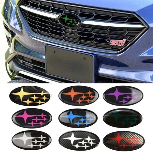 Acrylic car front hood logo - front,