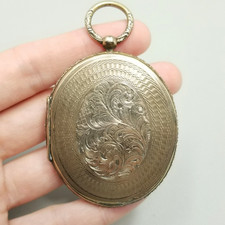 Antique Large Gold Filled Oval