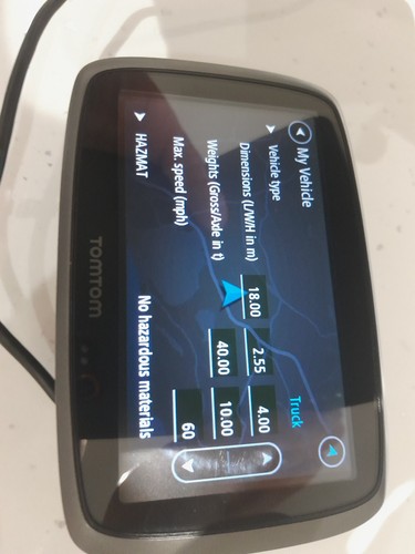 Tomtom truck sat nav - tomtom, nav.