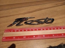 GENUINE FORD FIESTA REAR EMBLEM CAR BADGE LETTERING LOGO FIESTA BOOT, Damaged