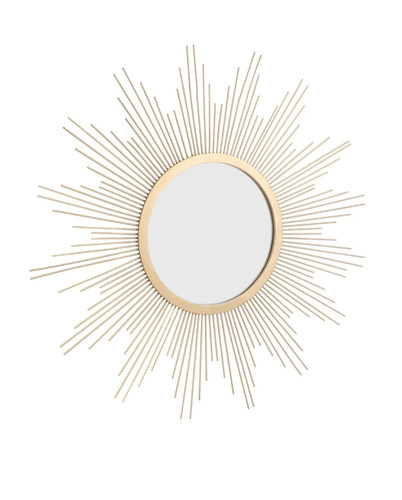Gold round star sun - round,