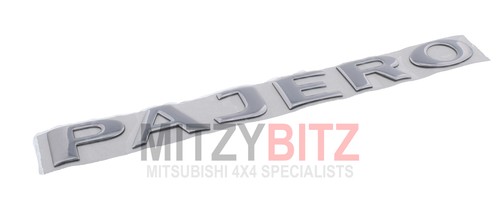 Pajero silver decal raised - decal,