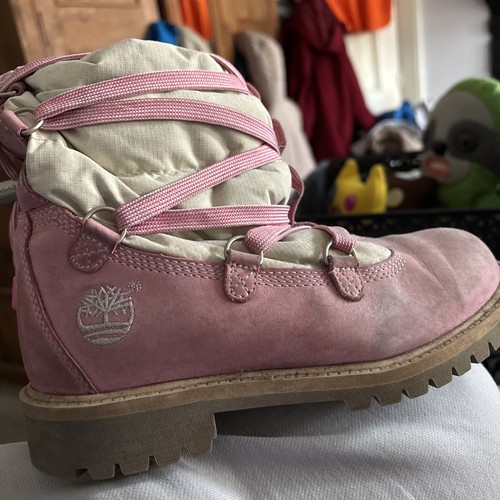 Ladies timberland pink nubuck - ladies,timberland,