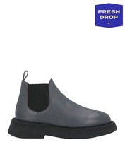 RRP €610 MARSELL Leather Ankle Chelsea Boots US10 UK9 EU43 Grey Made in Italy