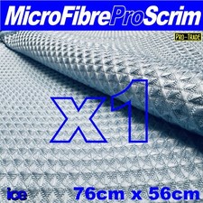 1 x JUMBO 76x56 PROFESSIONAL WINDOW CLEANERS GLASS MIRROR MICROFIBRE SCRIM CLOTH