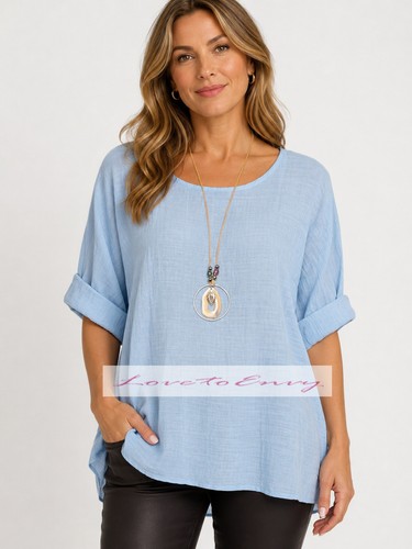 Ladies plain italian top - plain,